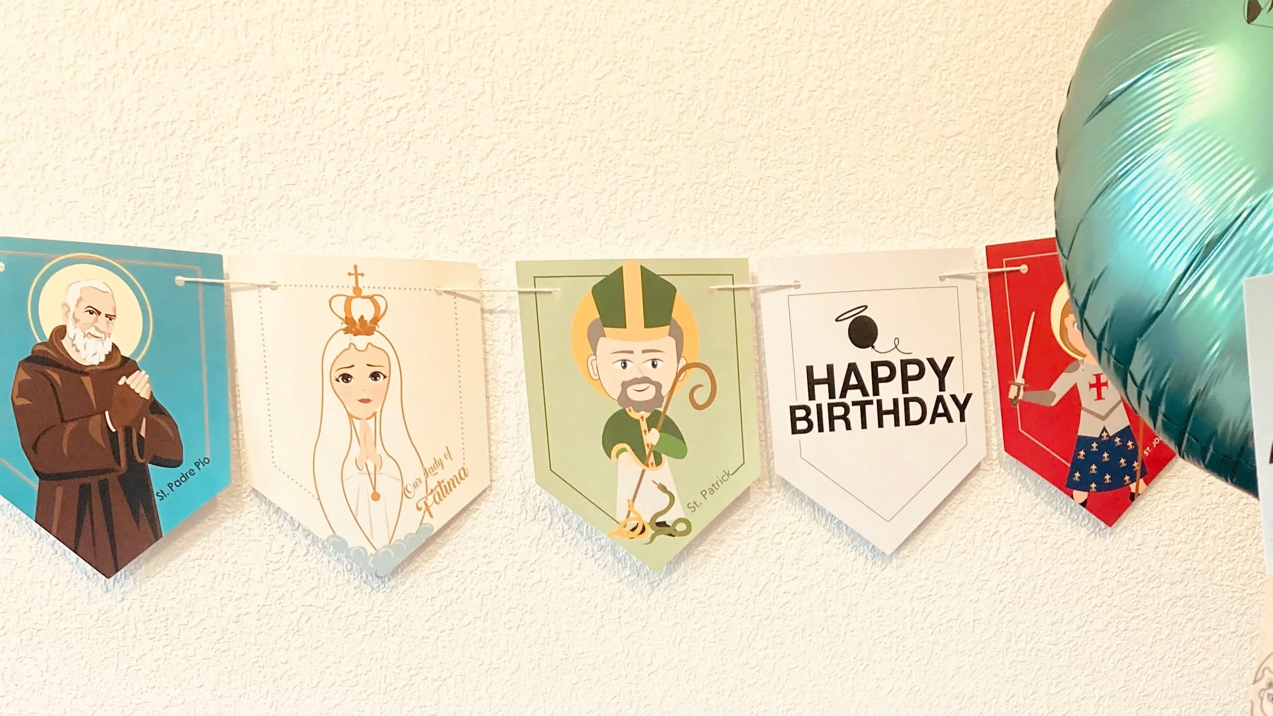 🎉 Saintly Happy Birthday Banner - Image 2