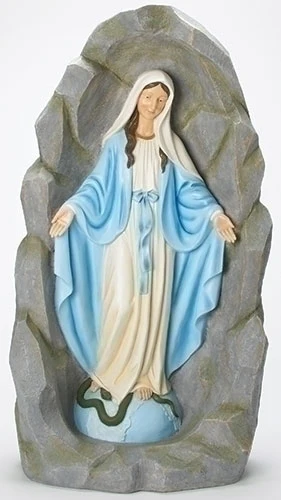 36"H Our Lady of Grace Grotto Garden Statue - Image 2