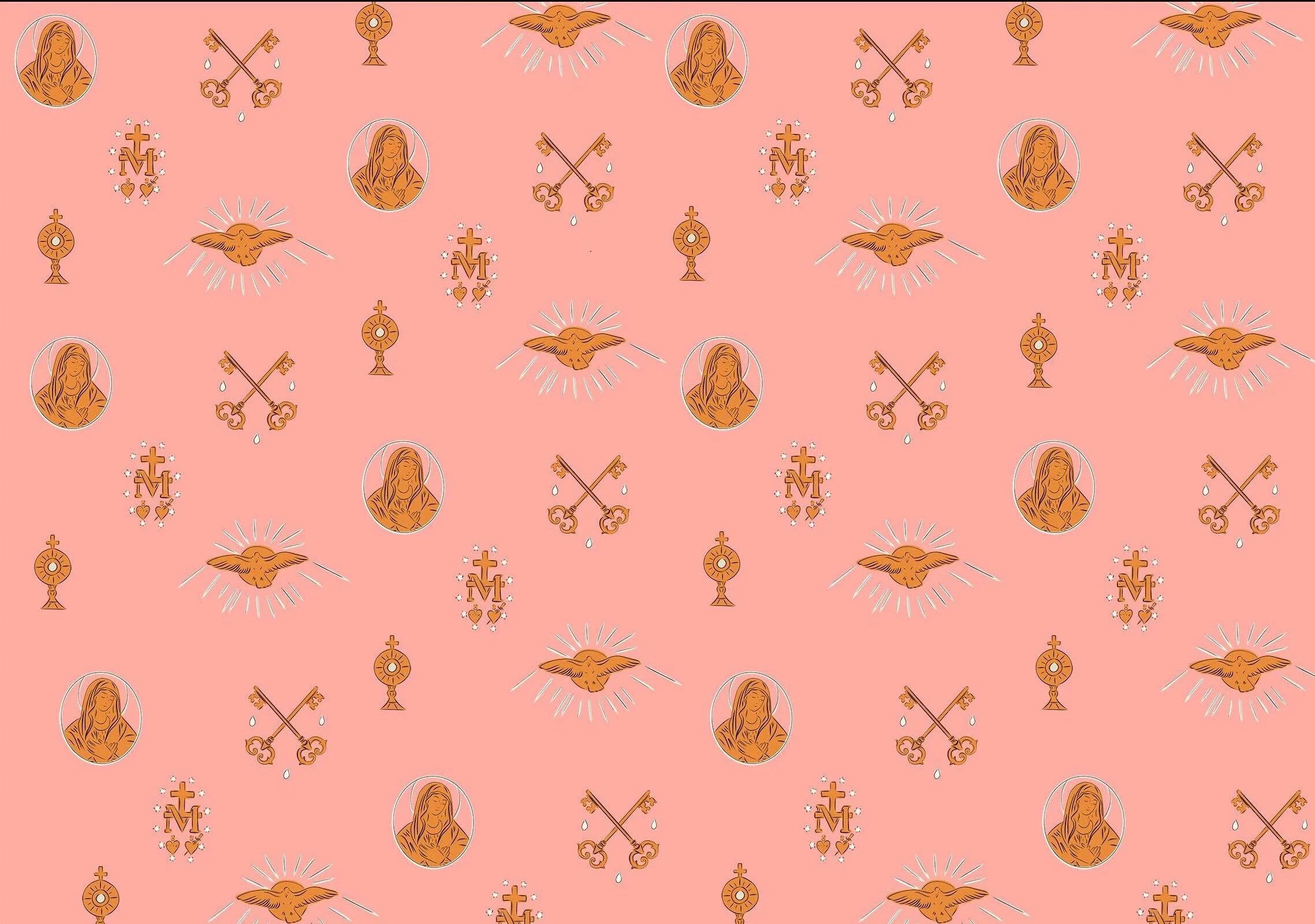 Marian Wrapping Paper Sheets - Image 2