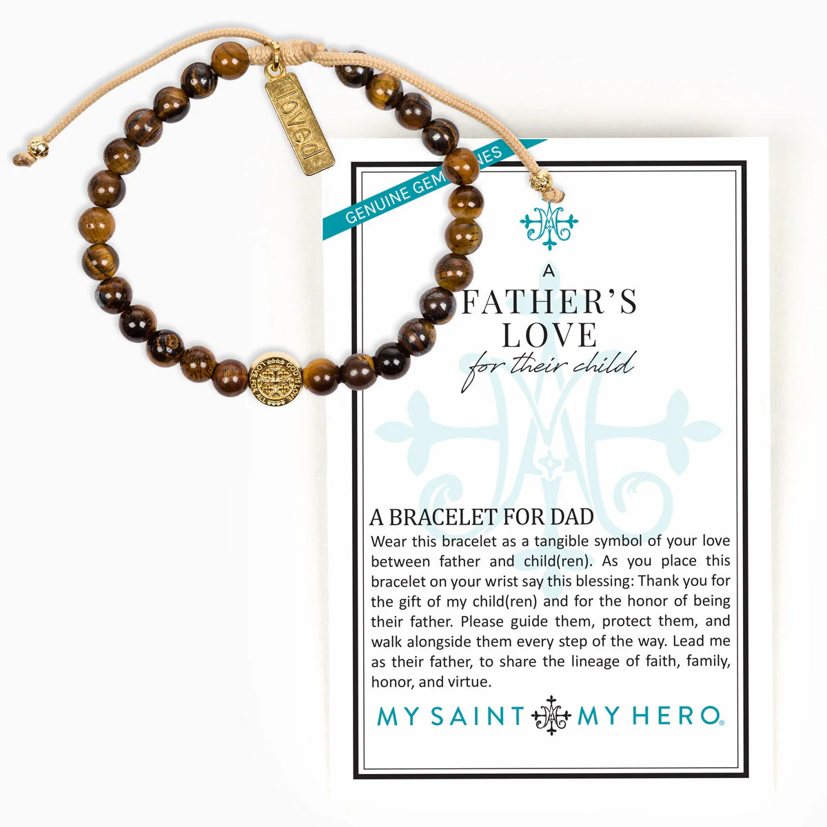 A Father's Love Blessing for My Child Bracelet - Image 4
