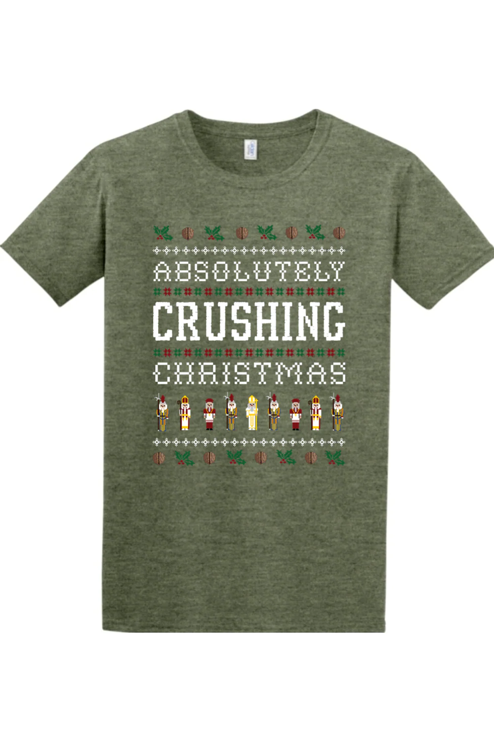 Absolutely Crushing Christmas Adult T-Shirt - Image 2