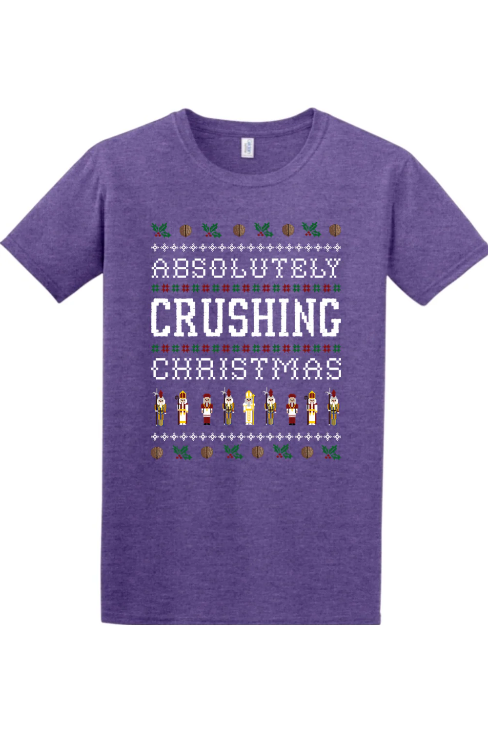 Absolutely Crushing Christmas Adult T-Shirt - Image 4