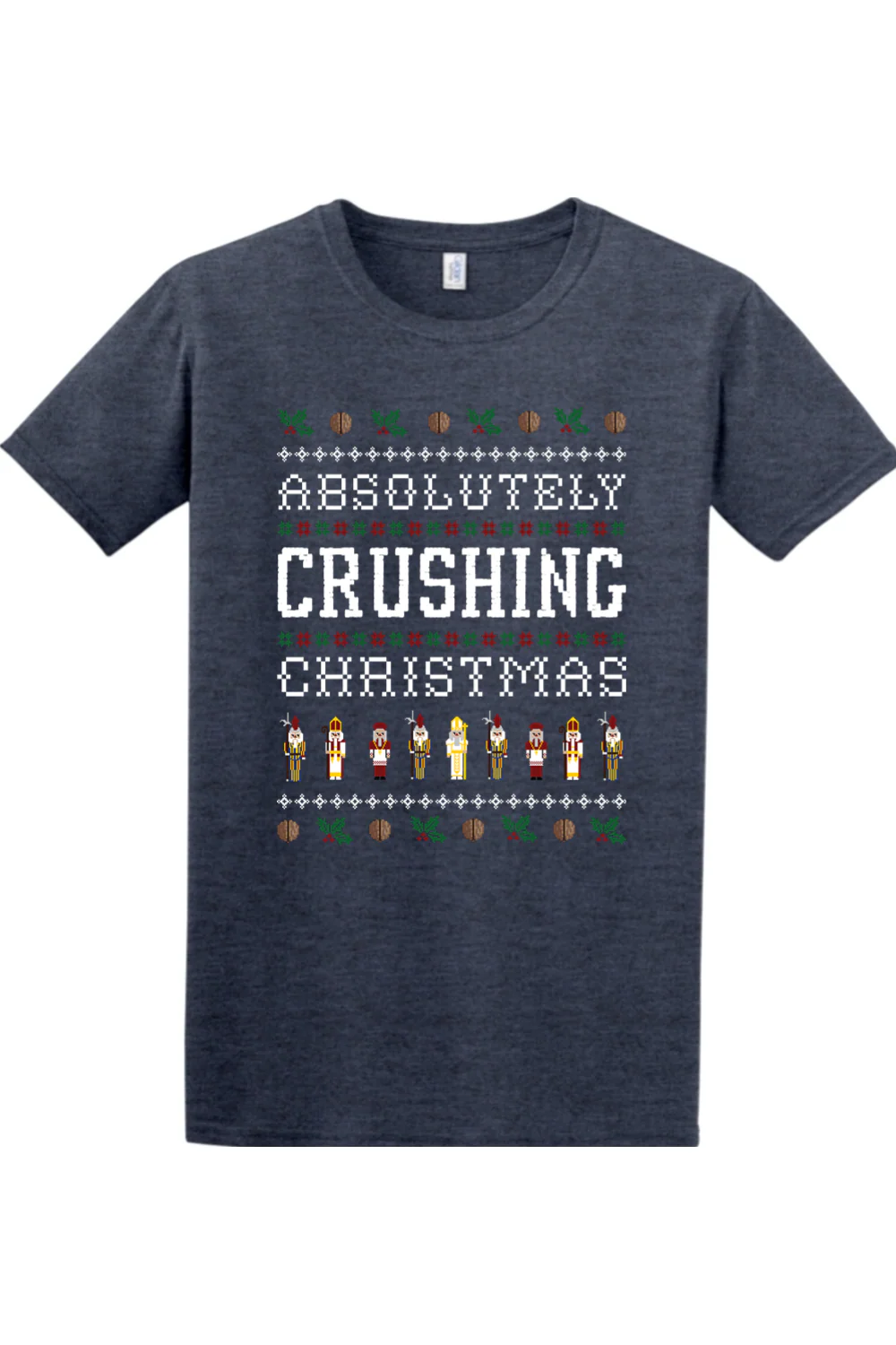Absolutely Crushing Christmas Adult T-Shirt - Image 5