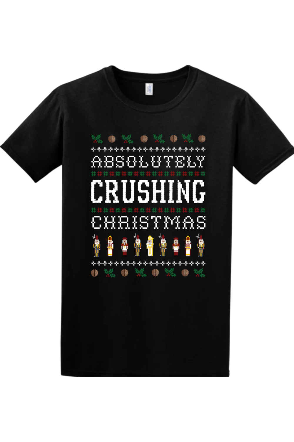 Absolutely Crushing Christmas Adult T-Shirt - Image 6