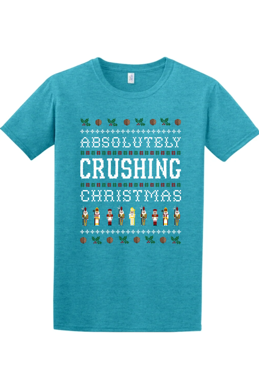 Absolutely Crushing Christmas Adult T-Shirt - Image 7