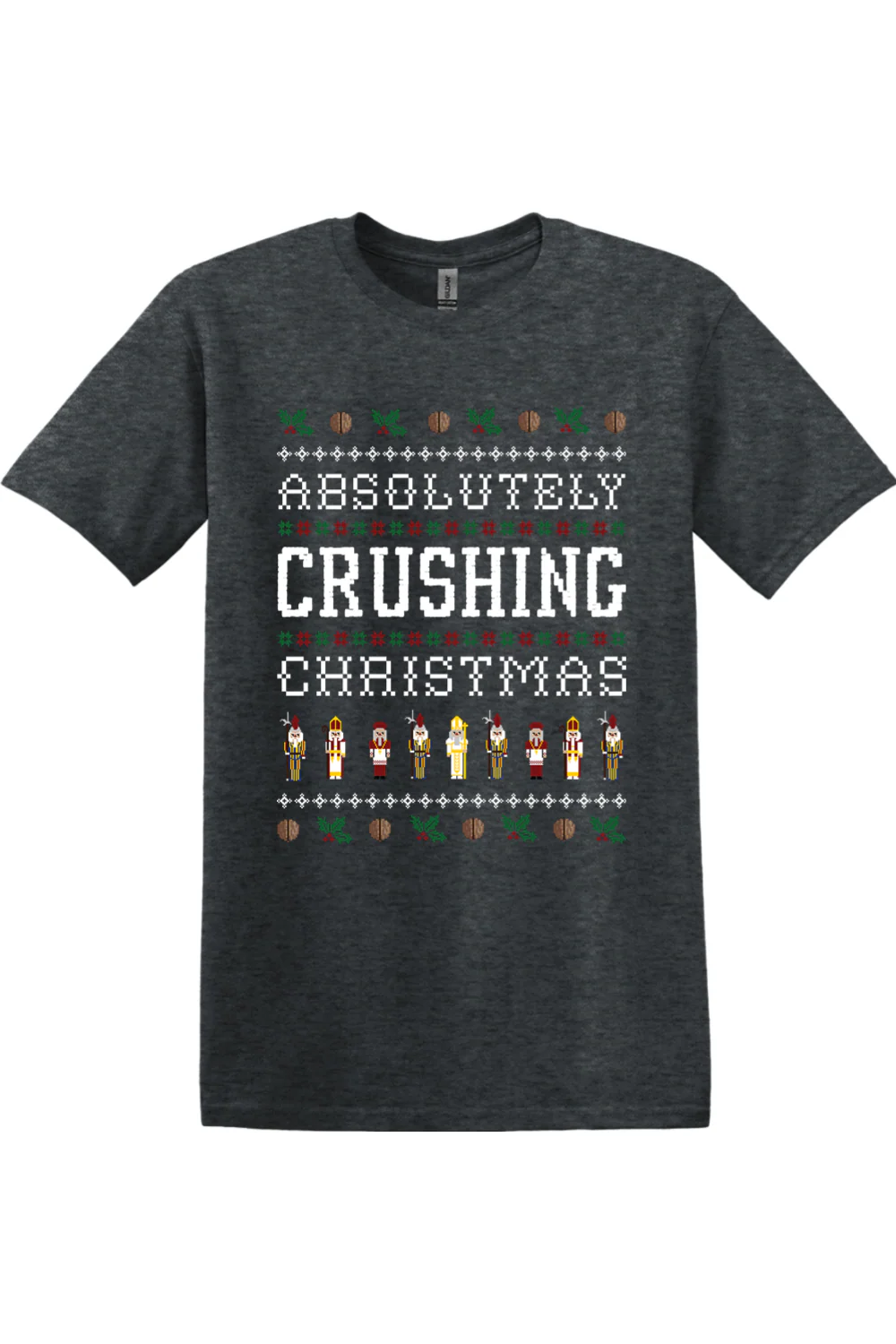 Absolutely Crushing Christmas Adult T-Shirt - Image 8