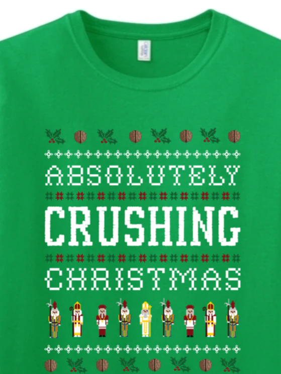 Absolutely Crushing Christmas Adult T-Shirt - Image 9