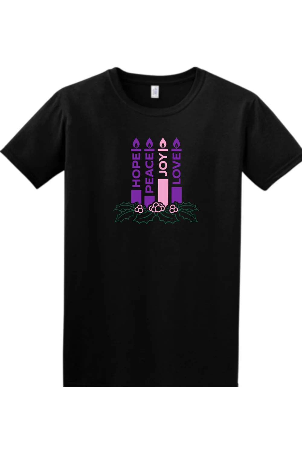 Advent Wreath Adult T-shirt - Image 21