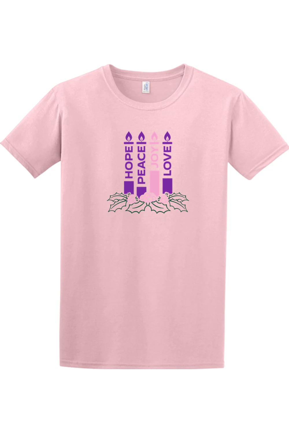 Advent Wreath Adult T-shirt - Image 4