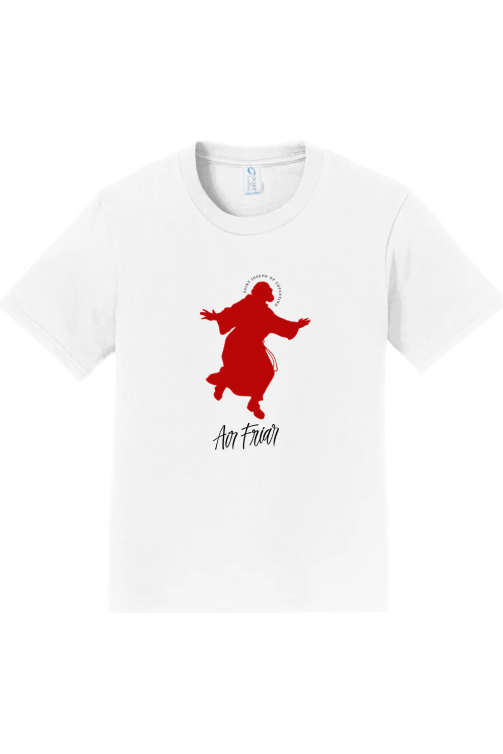 Air Friar Flight - St. Joseph of Cupertino Youth T-shirt - Image 2