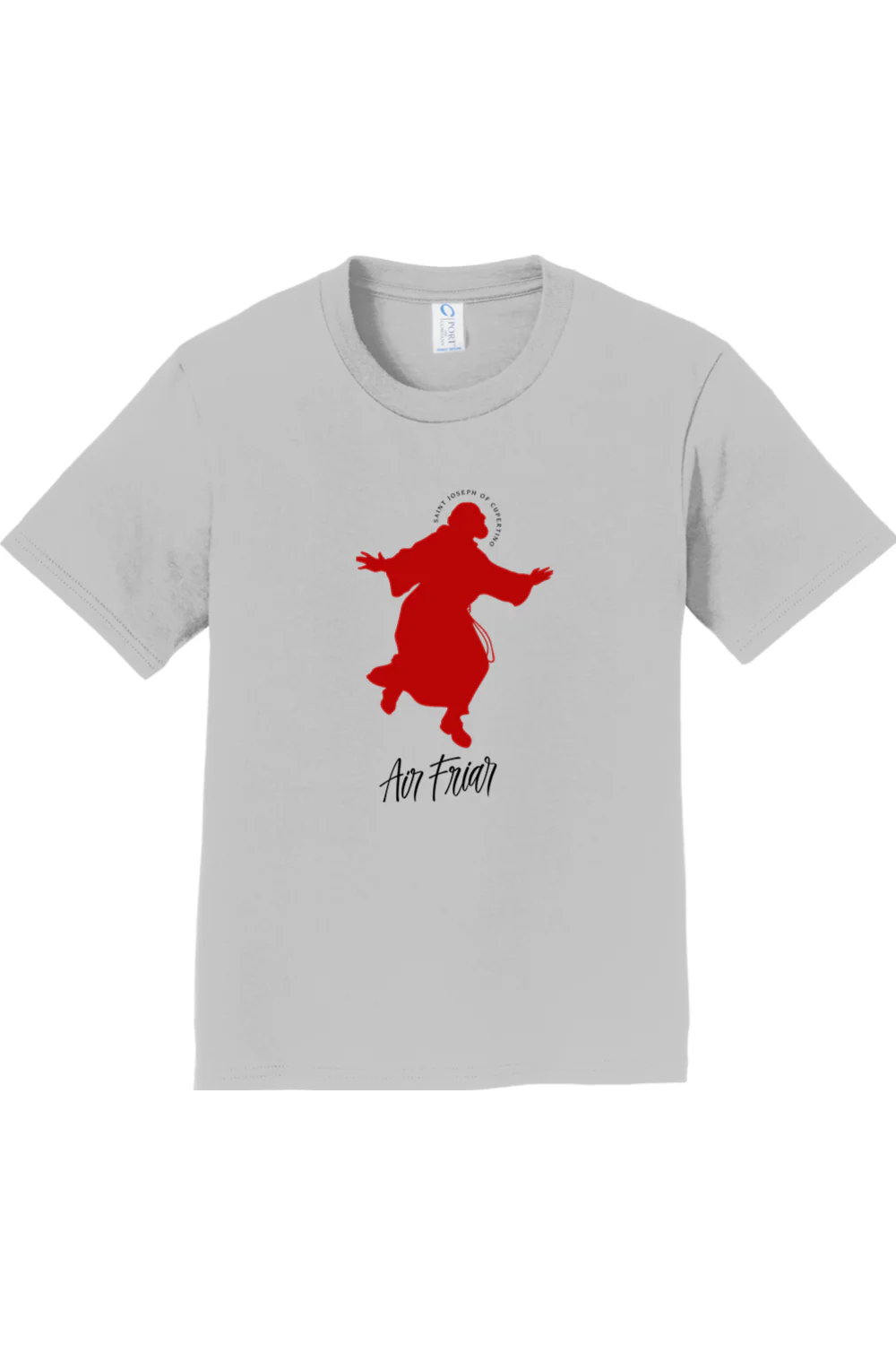 Air Friar Flight - St. Joseph of Cupertino Youth T-shirt - Image 3