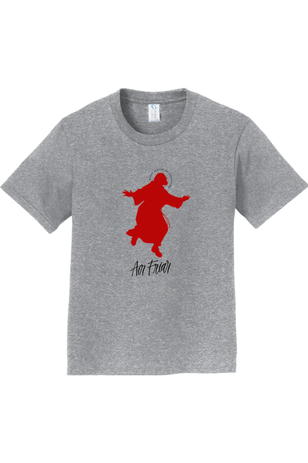 Air Friar Flight - St. Joseph of Cupertino Youth T-shirt - Image 4
