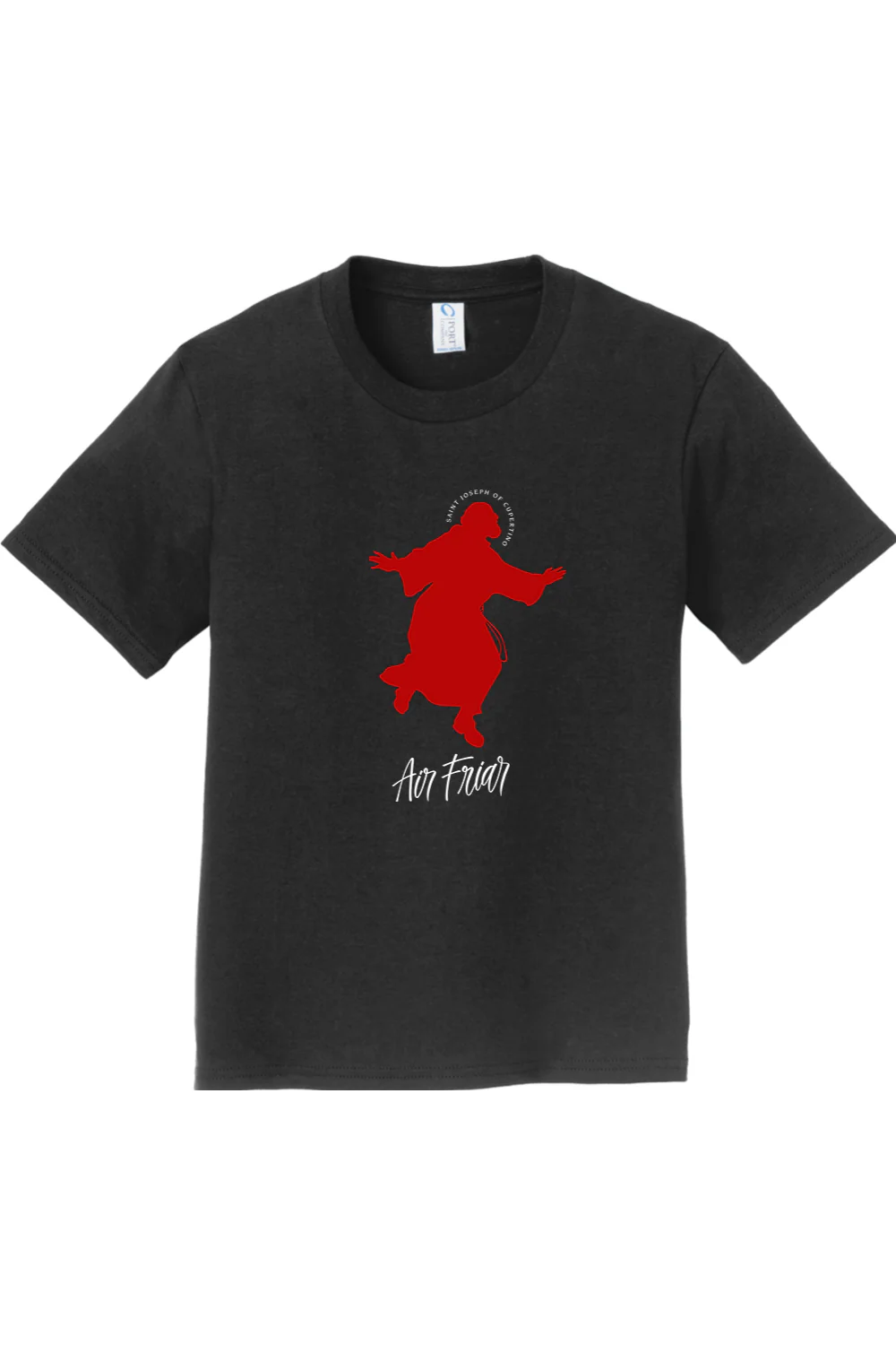 Air Friar Flight - St. Joseph of Cupertino Youth T-shirt - Image 6