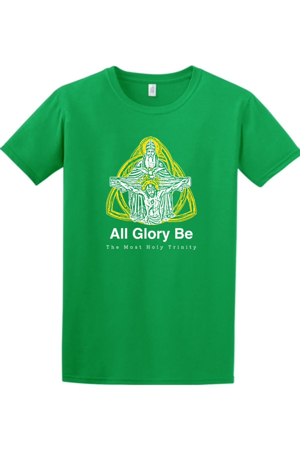 All Glory Be - Holy Trinity Adult T-shirt - Image 3