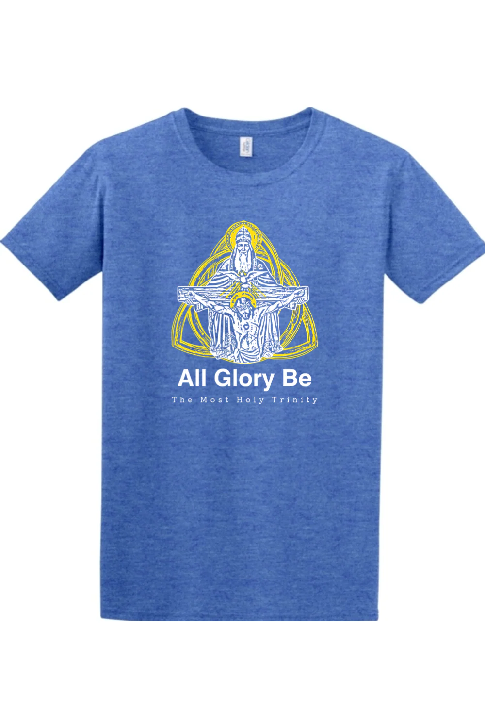 All Glory Be - Holy Trinity Adult T-shirt - Image 4