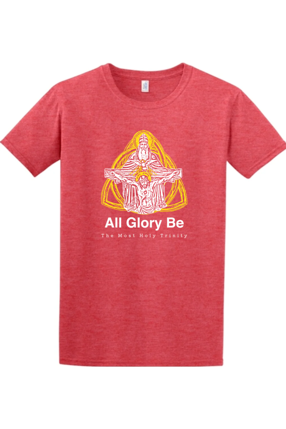 All Glory Be - Holy Trinity Adult T-shirt - Image 5