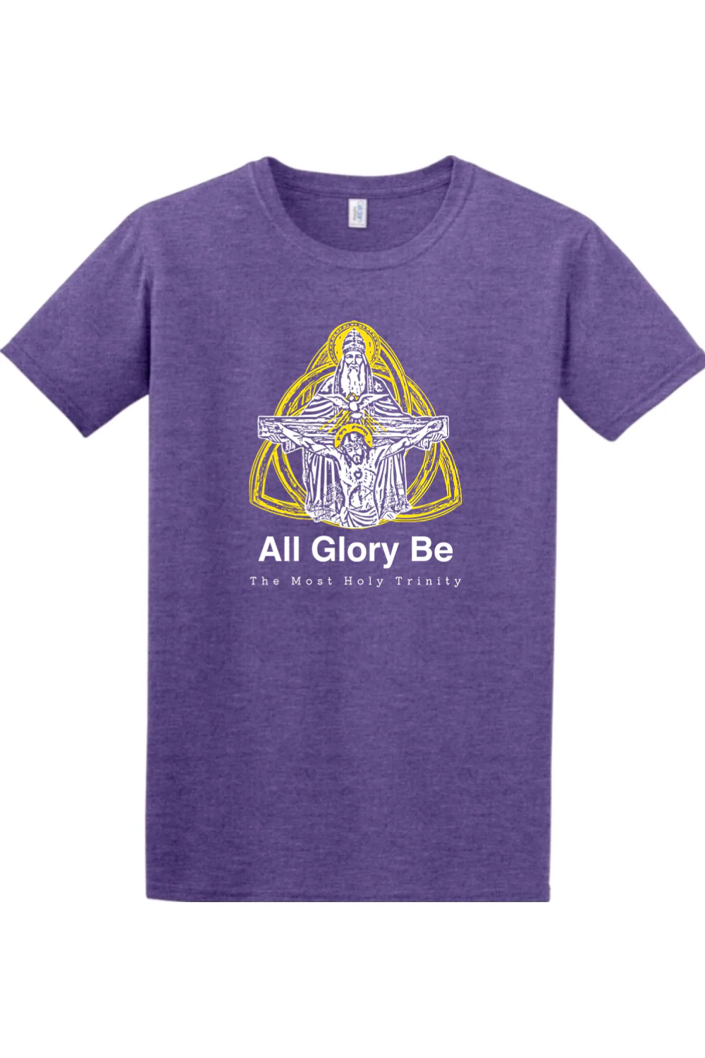 All Glory Be - Holy Trinity Adult T-shirt - Image 6