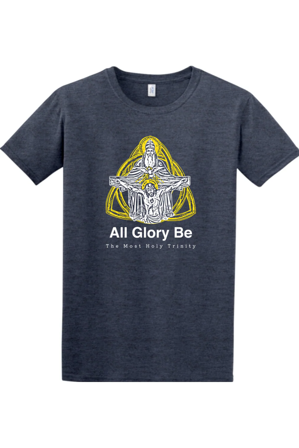 All Glory Be - Holy Trinity Adult T-shirt - Image 7