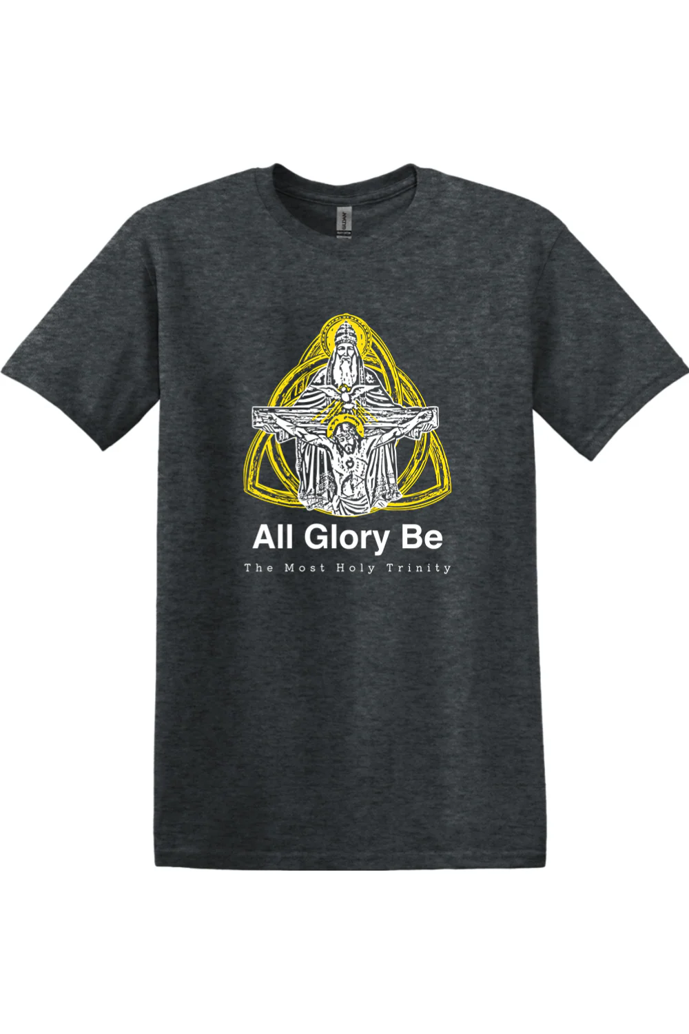 All Glory Be - Holy Trinity Adult T-shirt - Image 9