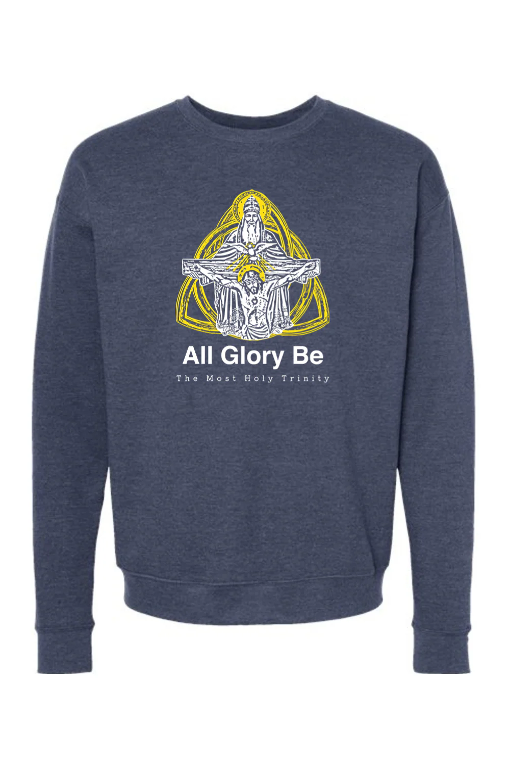 All Glory Be - Holy Trinity Crewneck Sweatshirt - Image 4