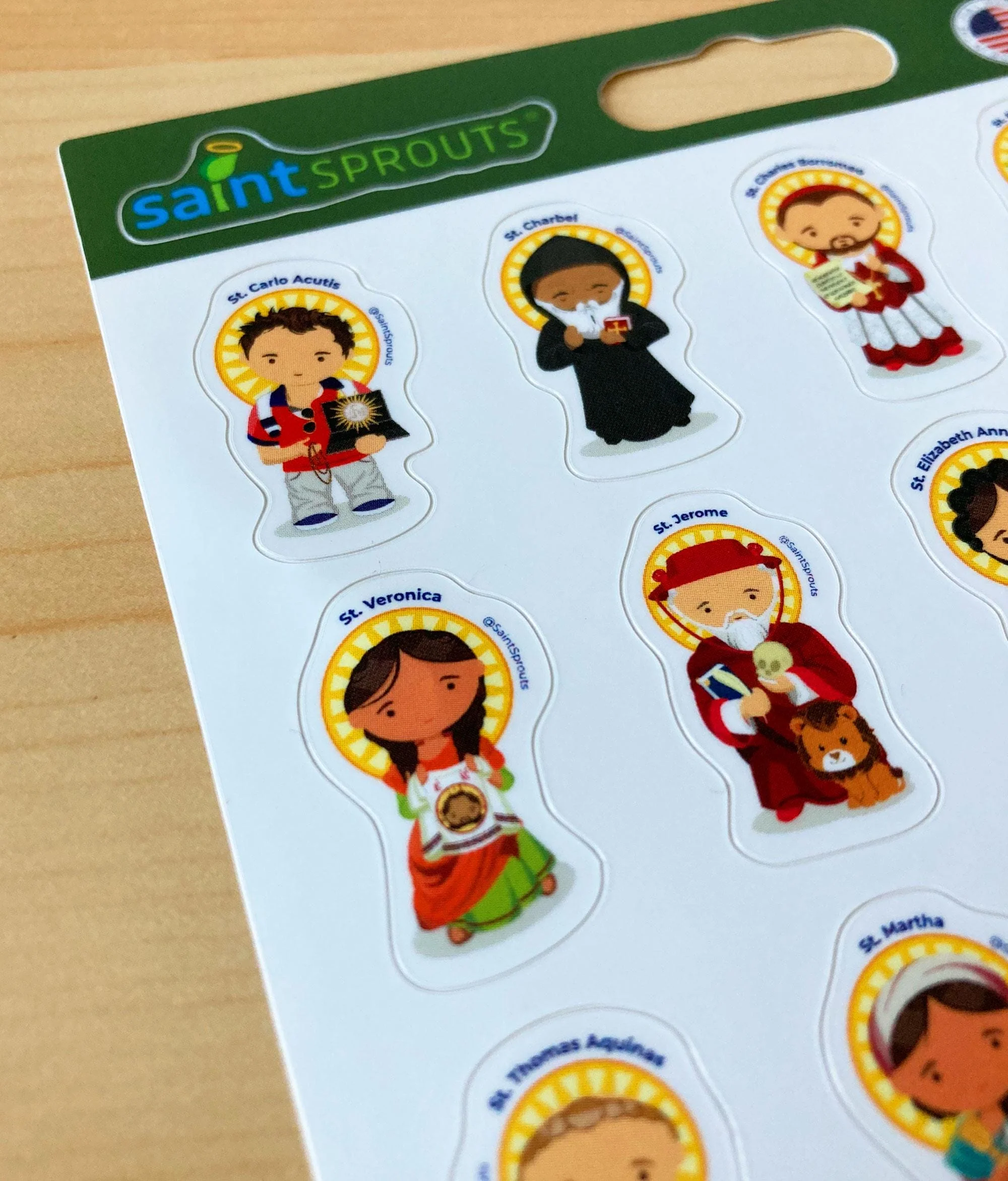 All Saints Sticker Sheet / Bullet Journal Saint Sticker Sheet: Version 3 - Image 3