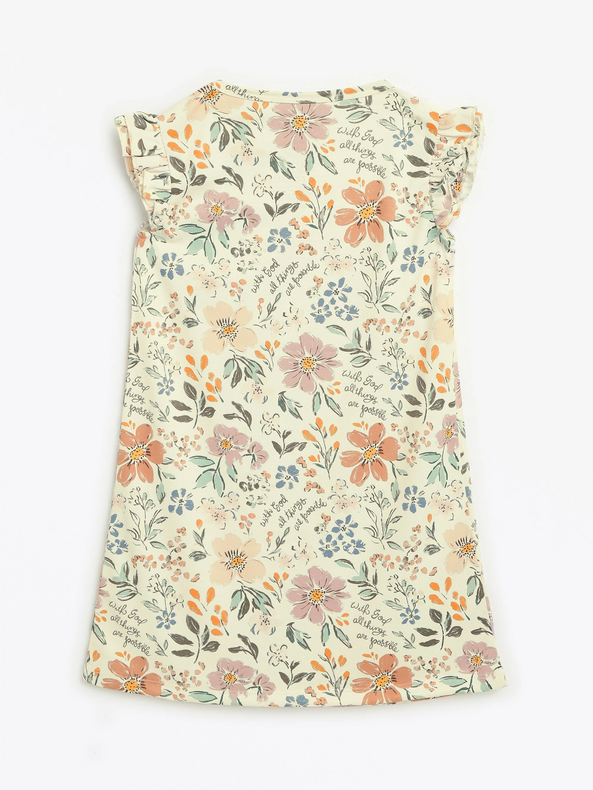 All Things Are Possible PJ Girls Nightgown Polyester - Image 3