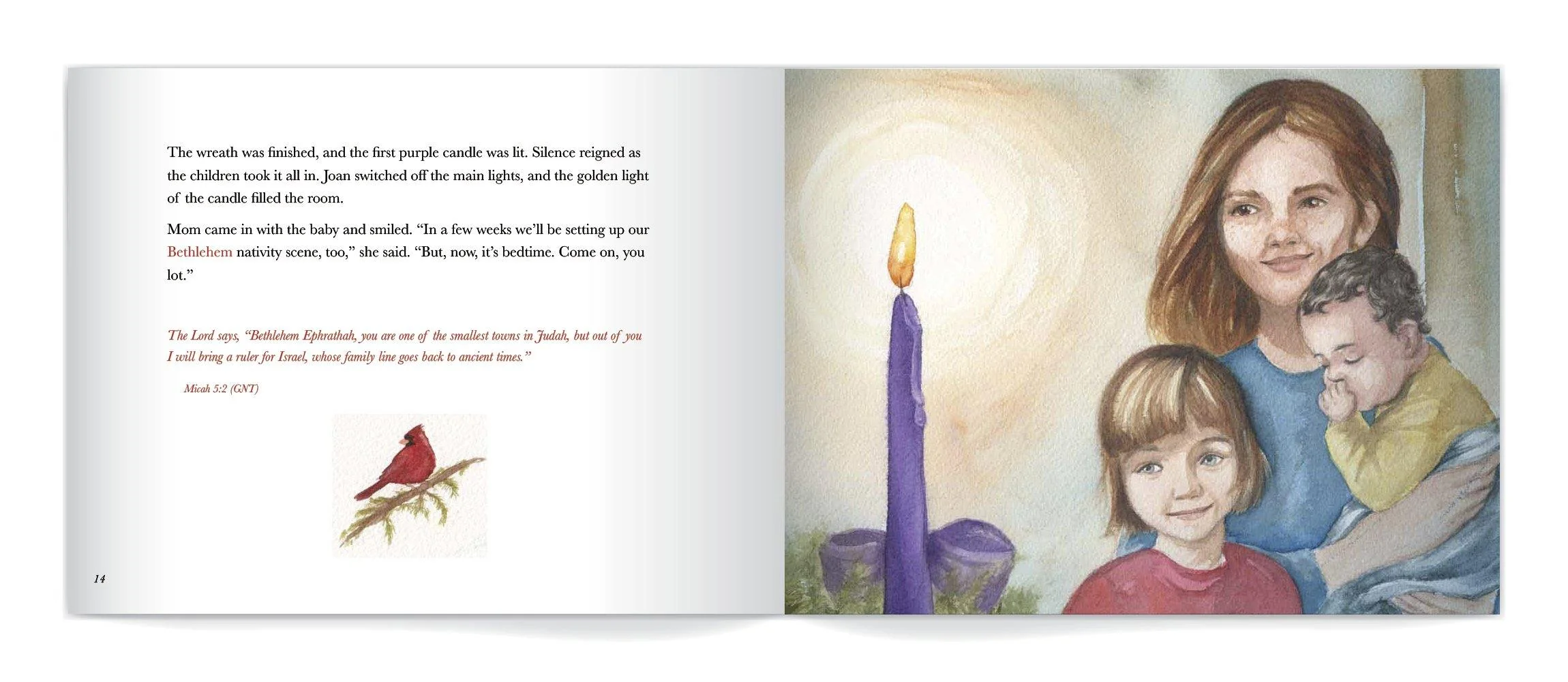 An Advent Hope: A Children's Book about Family Advent Traditions - Image 3