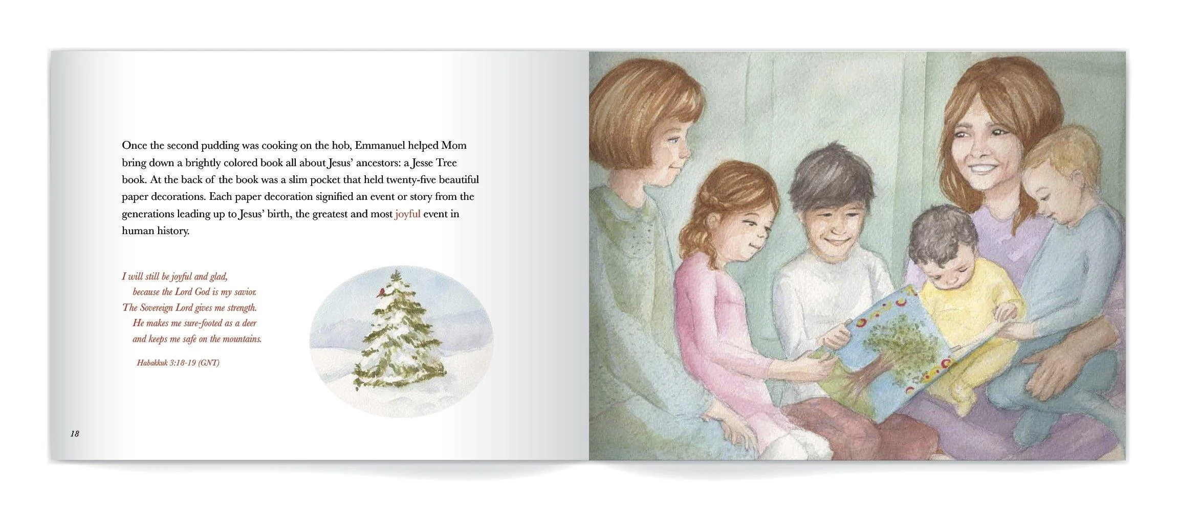 An Advent Hope: A Children's Book about Family Advent Traditions - Image 4