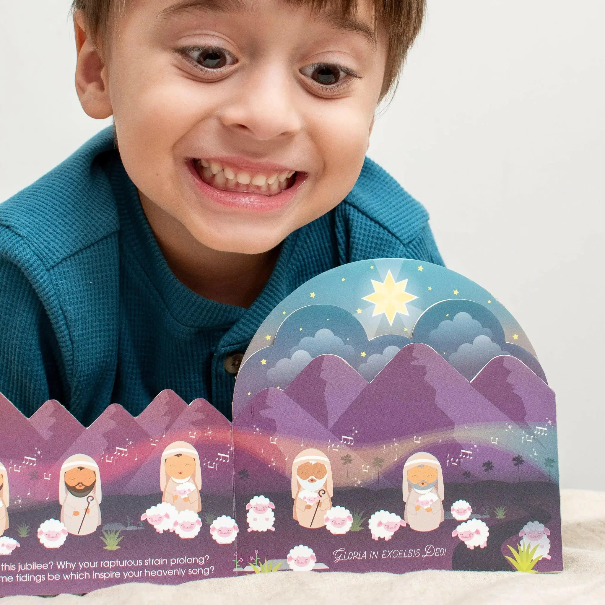 Angels We Have Heard On High shaped book - Image 6