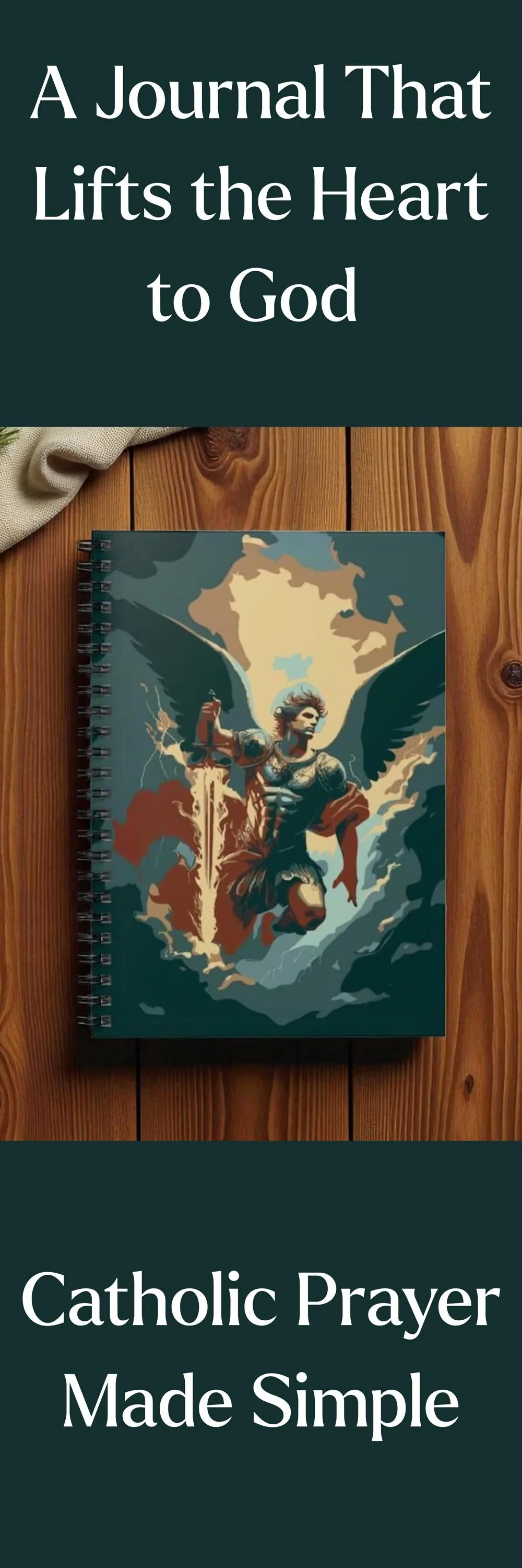 Archangel Michael Journal Spiral Bound Notebook - Image 10