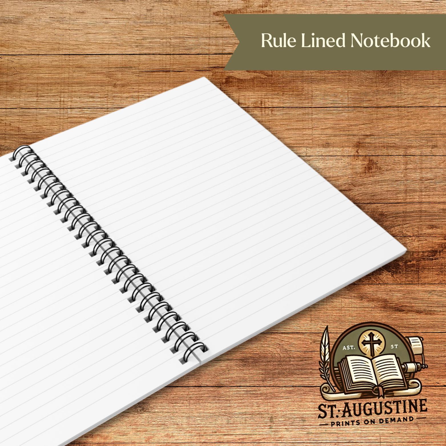 Archangel Michael Journal Spiral Bound Notebook - Image 4