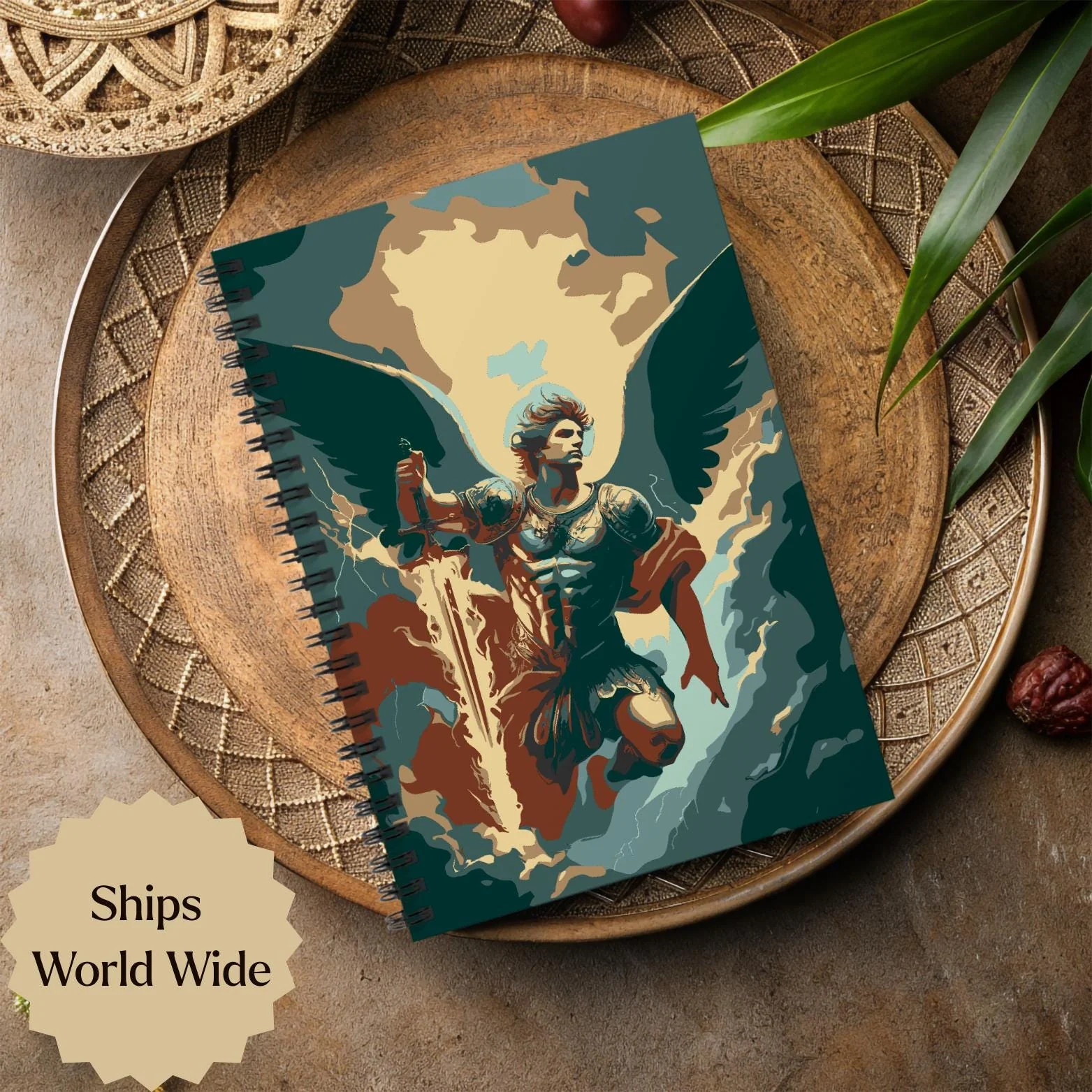 Archangel Michael Journal Spiral Bound Notebook - Image 7