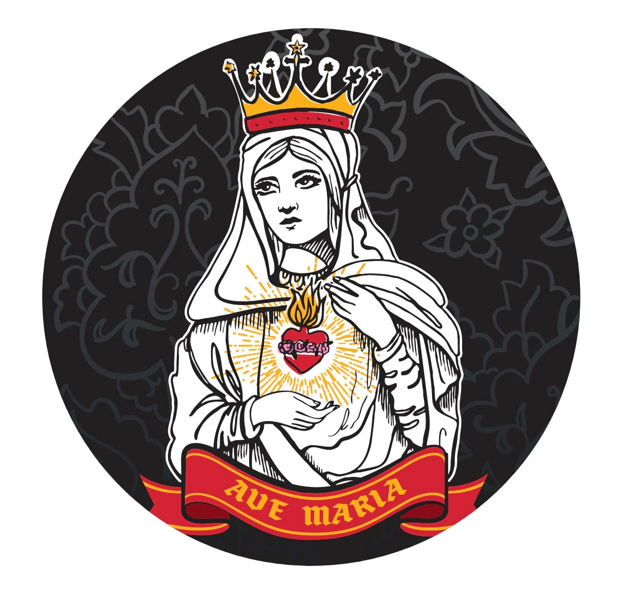 Ave Maria Temporary Tattoos - Image 2
