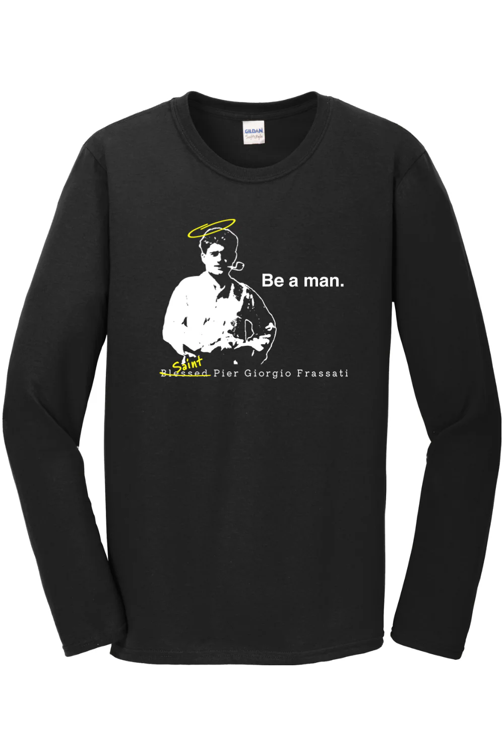 Be a Man  - St. Pier Giorgio Frassati Long Sleeve - Image 6