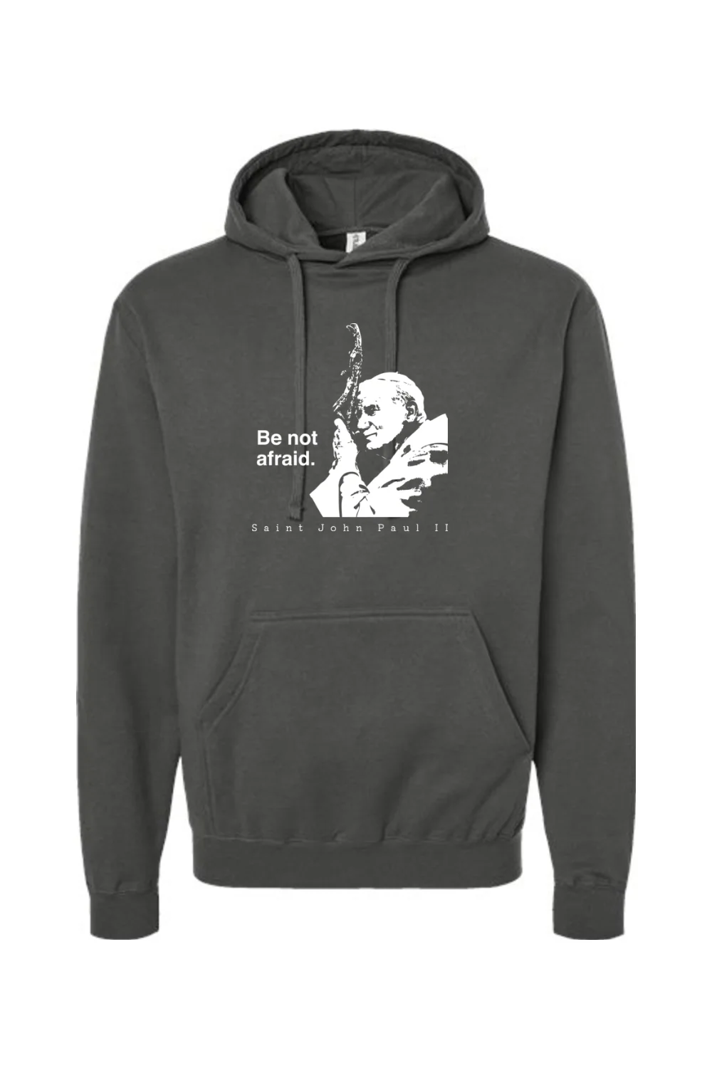 Be Not Afraid - St. John Paul II Hoodie Sweatshirt - Image 3