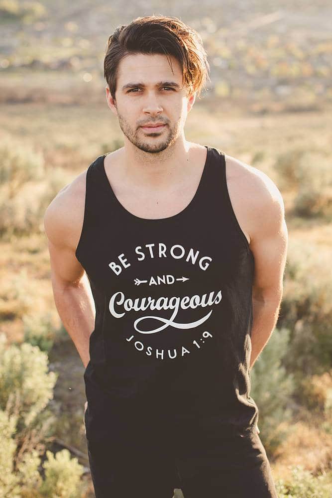 Be Strong & Courageous Tank - Image 3