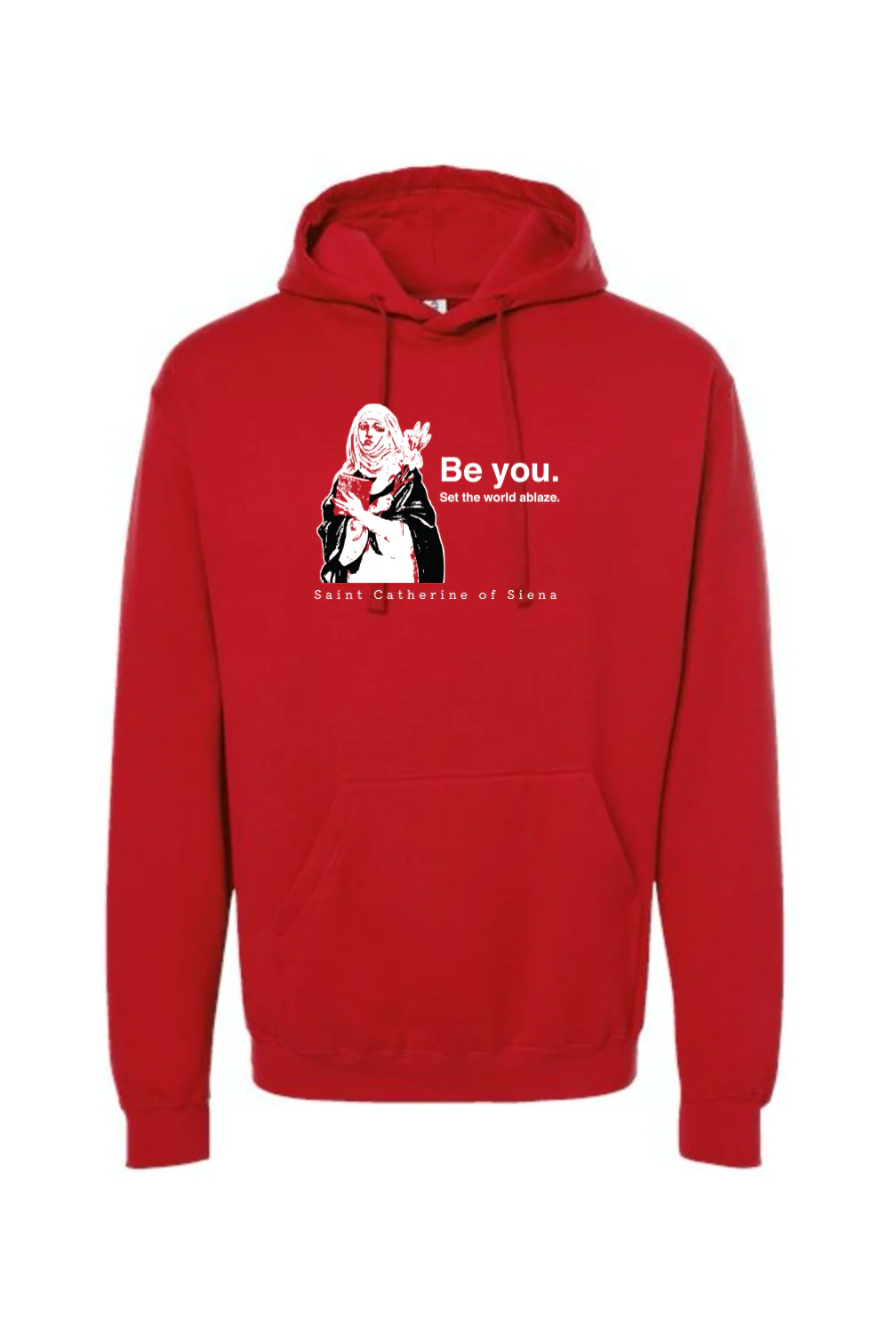 Be You - St. Catherine of Siena Hoodie Sweatshirt - Image 12