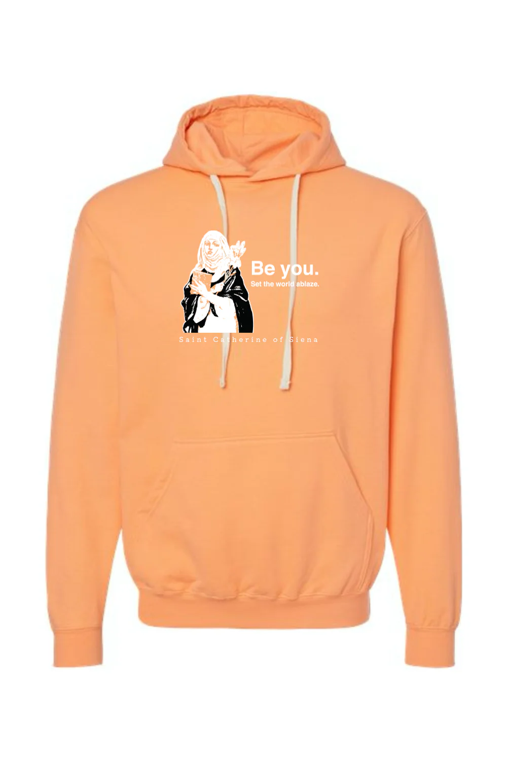 Be You - St. Catherine of Siena Hoodie Sweatshirt - Image 3
