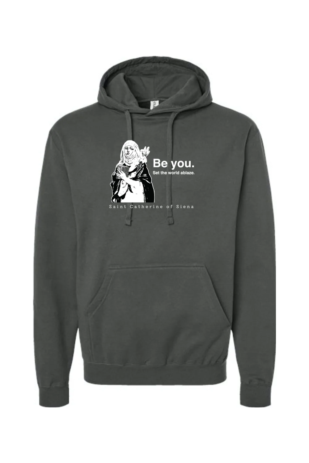 Be You - St. Catherine of Siena Hoodie Sweatshirt - Image 4