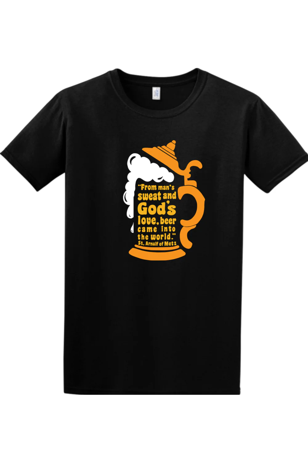 Beer Stein Quote - Adult T-shirt - Image 15