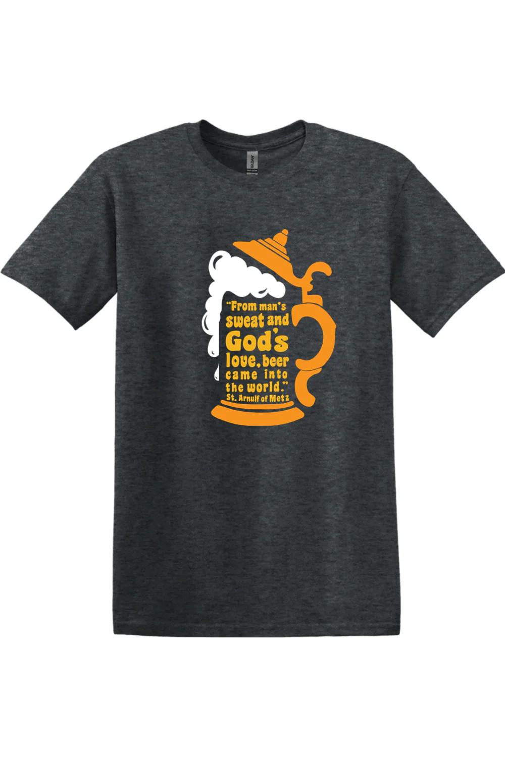 Beer Stein Quote - Adult T-shirt - Image 20
