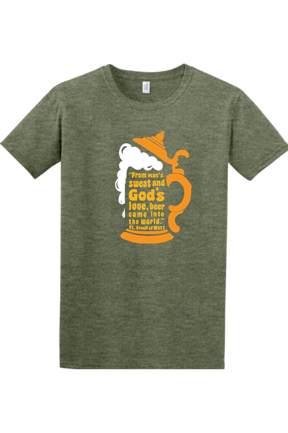 Beer Stein Quote - Adult T-shirt - Image 3