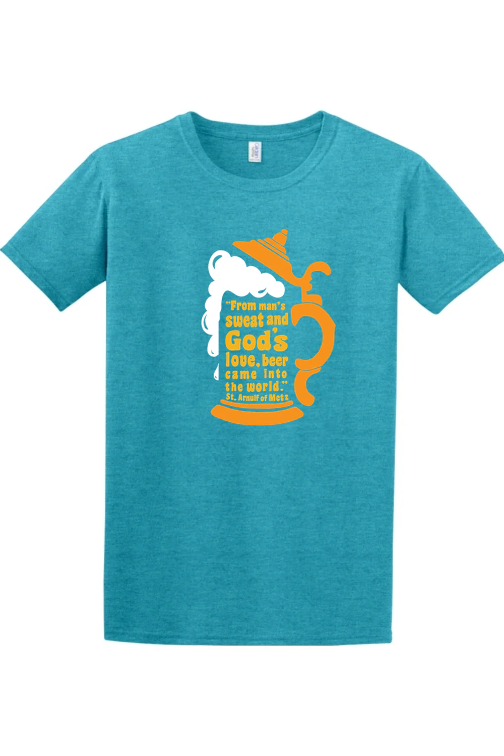 Beer Stein Quote - Adult T-shirt - Image 4