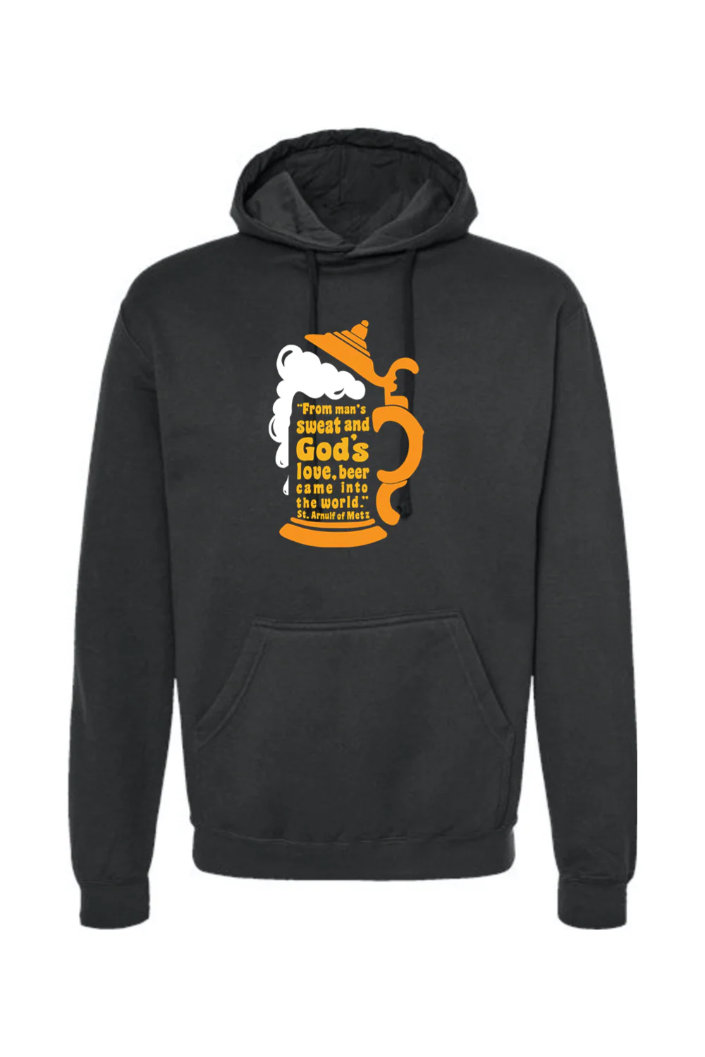 Beer Stein Quote - Hoodie Sweatshirt
