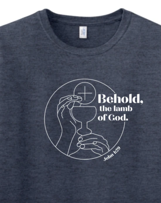 Behold, the Lamb of God - John 1:29 Adult T-shirt - Image 10