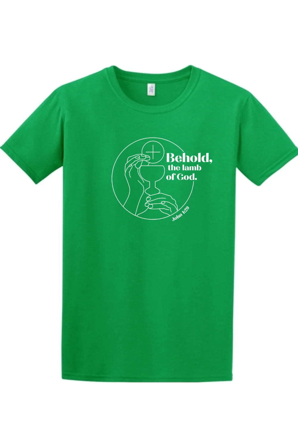 Behold, the Lamb of God - John 1:29 Adult T-shirt - Image 3