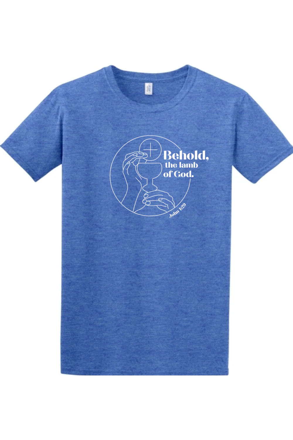 Behold, the Lamb of God - John 1:29 Adult T-shirt - Image 4