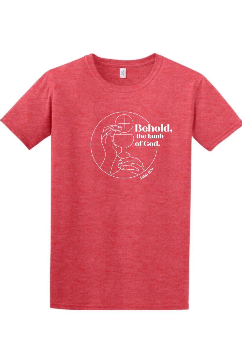 Behold, the Lamb of God - John 1:29 Adult T-shirt - Image 5