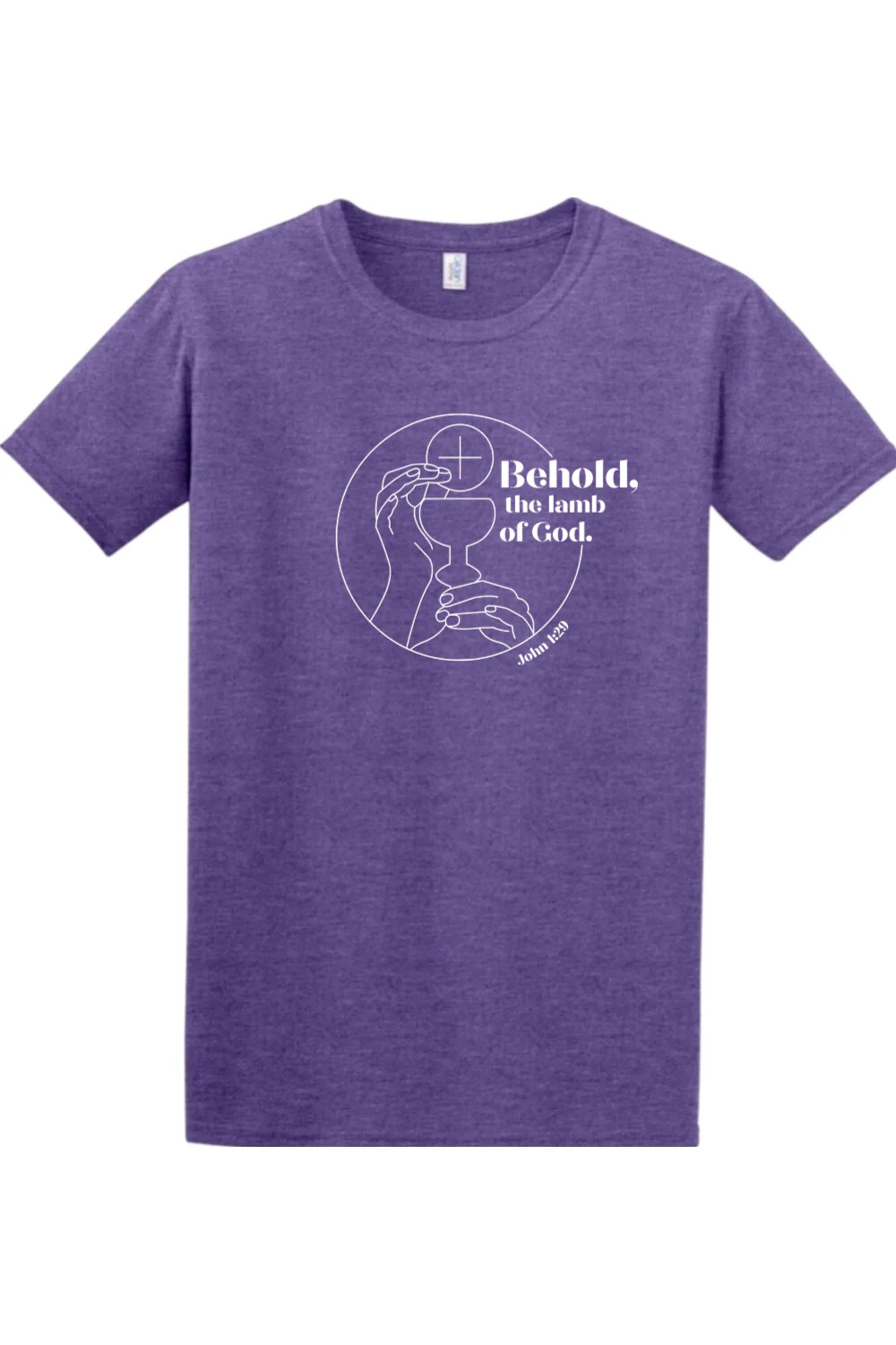 Behold, the Lamb of God - John 1:29 Adult T-shirt - Image 6