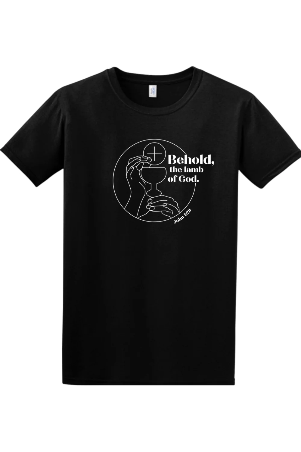 Behold, the Lamb of God - John 1:29 Adult T-shirt - Image 7